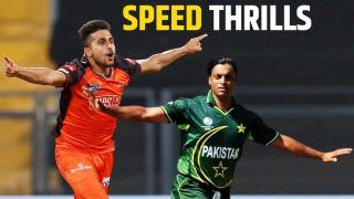 Umran Malik Clocks 153 kmph in IPL 2022 vs GT, Same Day 20 Years Ago Shoaib Akhtar Broke 160kmph Barrier First Time | Video